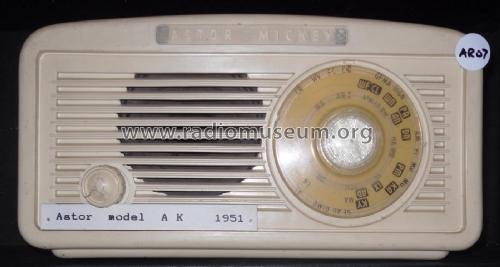 Mickey HK; Astor brand, Radio (ID = 2783705) Radio