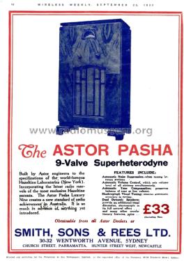 Pasha OR; Astor brand, Radio (ID = 2581040) Radio