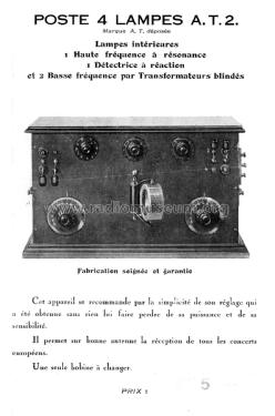 AT2; AT A.T., marque, Éts (ID = 2067128) Radio