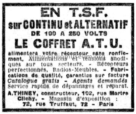 Coffret ATU; AT A.T., marque, Éts (ID = 2066046) Aliment.