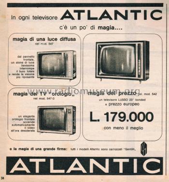 547-O; Atlantic Radio; (ID = 2612106) Fernseh-E