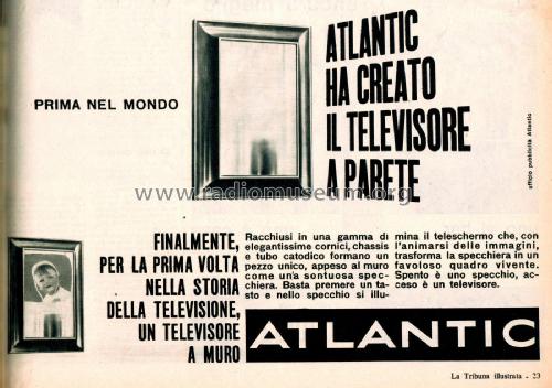 Televisore a Parete ; Atlantic Radio; (ID = 2613227) TV Radio