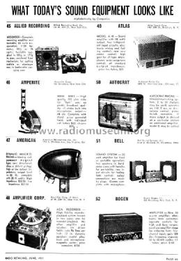 A-18 ; Atlas Sound Corp.; (ID = 1037195) Ampl/Mixer