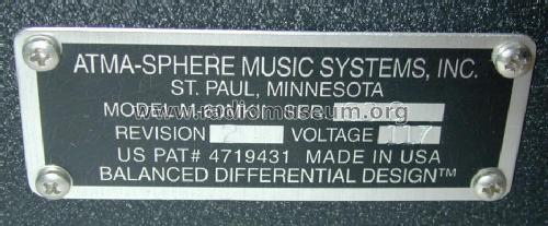 OTL Monoblock M-60 Mk. II ; Atma-Sphere Music (ID = 1120733) Ampl/Mixer