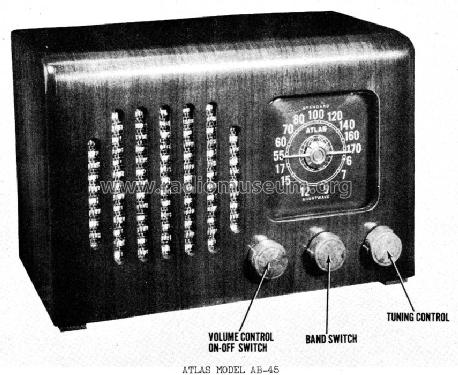 Atlas AB-45 ; Atomic Heater & (ID = 627710) Radio