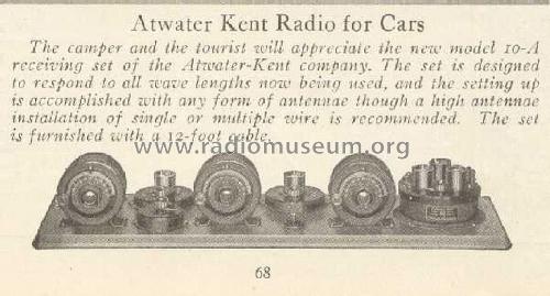 4550 Model 10A; Atwater Kent Mfg. Co (ID = 350900) Radio