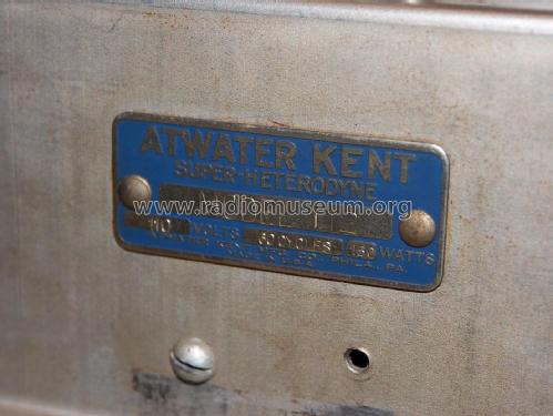 112N 112-N Hi-Fi; Atwater Kent Mfg. Co (ID = 2161393) Radio