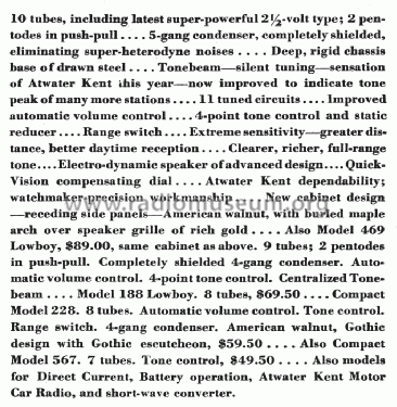 228F AC Chassis; Atwater Kent Mfg. Co (ID = 493682) Radio