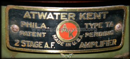 3654 TA 2-stage amp.; Atwater Kent Mfg. Co (ID = 1522489) Ampl/Mixer