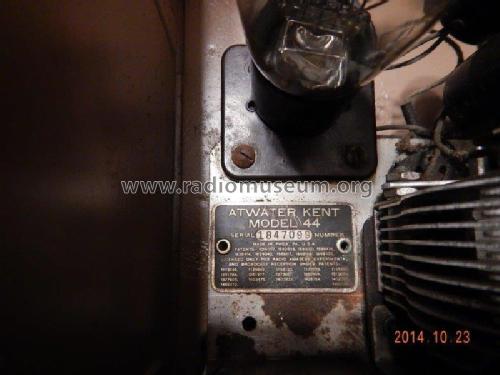 44 9900; Atwater Kent Mfg. Co (ID = 1728709) Radio