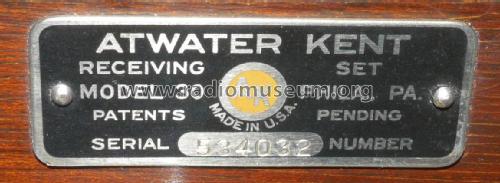 7950 Model 30; Atwater Kent Mfg. Co (ID = 2064888) Radio