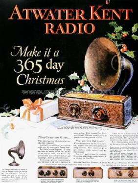 8100 Model 35; Atwater Kent Mfg. Co (ID = 1724802) Radio