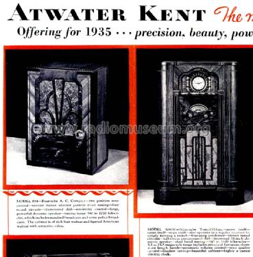 854 ; Atwater Kent Mfg. Co (ID = 1381660) Radio