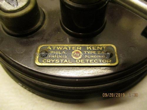 Crystal Detector Type 2A No. 4200; Atwater Kent Mfg. Co (ID = 2434394) Radio part
