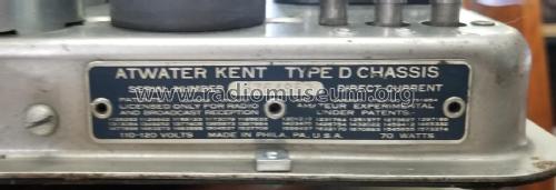D2 Chassis; Atwater Kent Mfg. Co (ID = 2298775) Radio