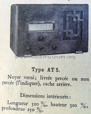 Ebénisterie AT5; Au Pigeon Voyageur, (ID = 2159796) Cabinet