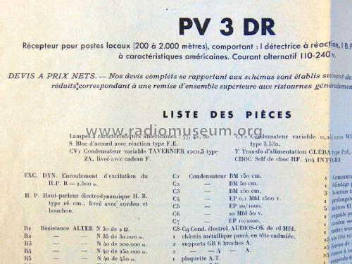 Récepteur local PV3DR; Au Pigeon Voyageur, (ID = 2159340) Radio
