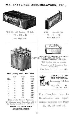 January 1923 G-Z Auckland & Sons Wireless Catalog ; Auckland, G. Z. & (ID = 1536160) Paper