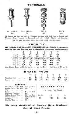 January 1923 G-Z Auckland & Sons Wireless Catalog ; Auckland, G. Z. & (ID = 1536182) Paper