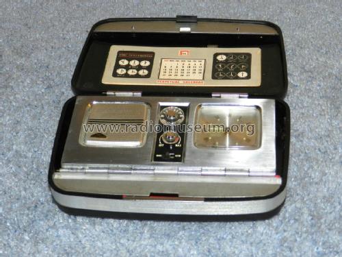 Folding Travel Transistor Clock Radio ; Aud-I-Tone J.J.J. (ID = 2736302) Radio