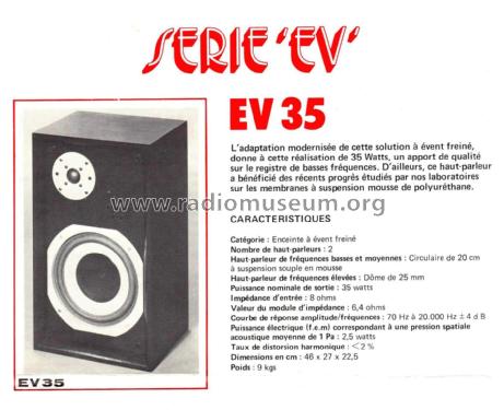 2-Way Speaker System EV 35; Audax; Montreuil (ID = 1881911) Speaker-P