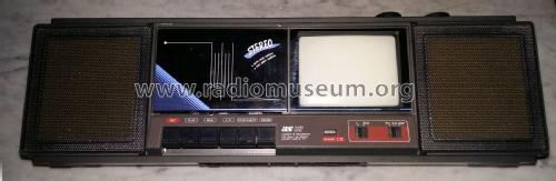 Cassette Recorder, FM/MW/LW Radio, 4.5' Black/White TV TC-956F Art.No. 0370606; Audio Sonic (ID = 2665176) TV Radio