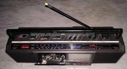 Cassette Recorder, FM/MW/LW Radio, 4.5' Black/White TV TC-956F Art.No. 0370606; Audio Sonic (ID = 2665177) TV Radio