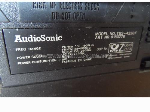 TBS-4250F; Audio Sonic (ID = 1705492) Radio