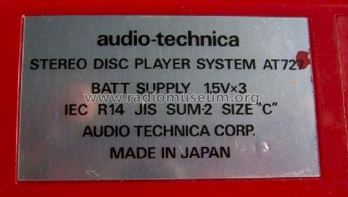 Sound Burger Stereo Disc Player AT727; Audio-Technica (ID = 1045164) R-Player