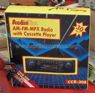 AM-FM-MPX Radio with Cassette Player CCR-308; AudioTon Grünwald (ID = 1834580) Car Radio