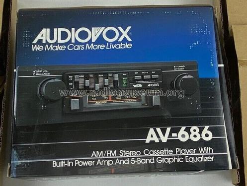 AV-686; Audiovox Corporation (ID = 2860680) Car Radio