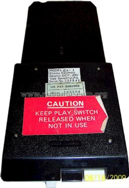 Cassette 8 Adaptor CA-1; Audiovox Corporation (ID = 699521) mod-past25
