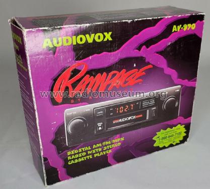 Rampage AV-970; Audiovox Corporation (ID = 2839423) Radio