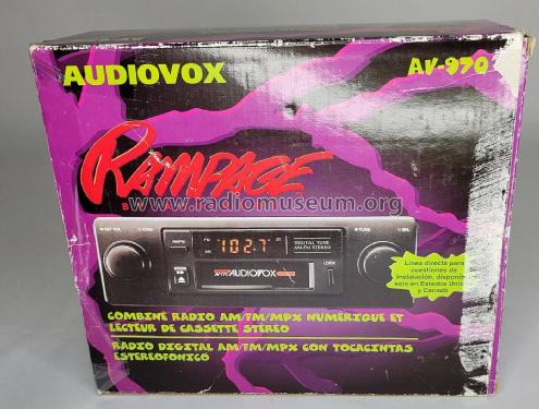 Rampage AV-970; Audiovox Corporation (ID = 2839425) Radio
