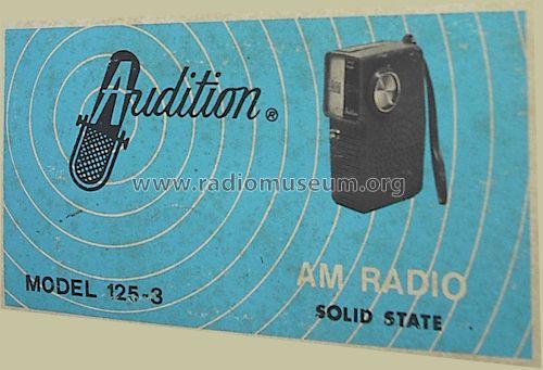 Audition 125-3; Audition; label of (ID = 420061) Radio