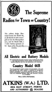 Model 66B ; Australian General (ID = 2151461) Radio