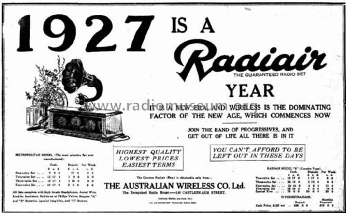 Superhetradiair ; Australian Wireless (ID = 2094831) Radio