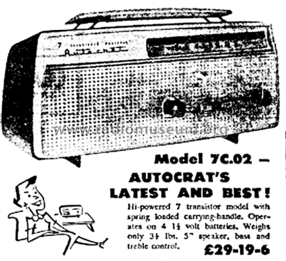 7C.02; Autocrat Radio Ltd.; (ID = 2977807) Radio