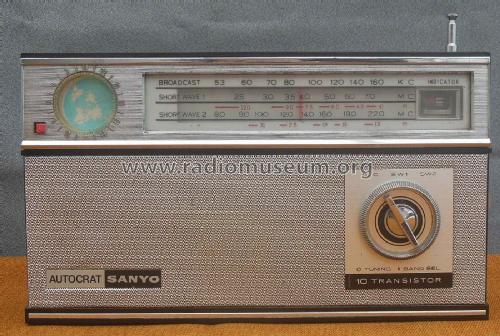 Autocrat Sanyo 10 Transistor 10U-602; Autocrat Radio Ltd.; (ID = 2979338) Radio