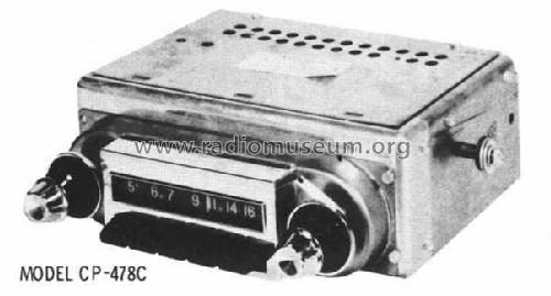 CP-478C ; Automatic Radio Mfg. (ID = 561031) Car Radio