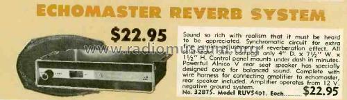 Echomaster RUV-5401; Automatic Radio Mfg. (ID = 2833146) Ampl/Mixer