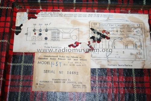 P-57 ; Automatic Radio Mfg. (ID = 2265045) Radio