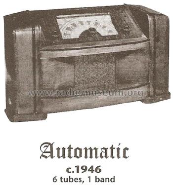 Unknown Table Radio ; Automatic Radio Mfg. (ID = 1747152) Radio