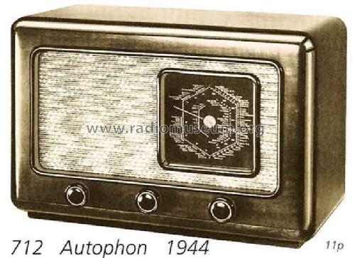 712; Autophon AG inkl. (ID = 1374) Radio