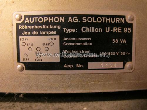 Chillon U-RE95; Autophon AG inkl. (ID = 2505243) Radio