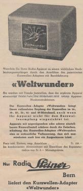 KW-Vorsatz Weltwunder; Autophon AG inkl. (ID = 1745403) Adattatore