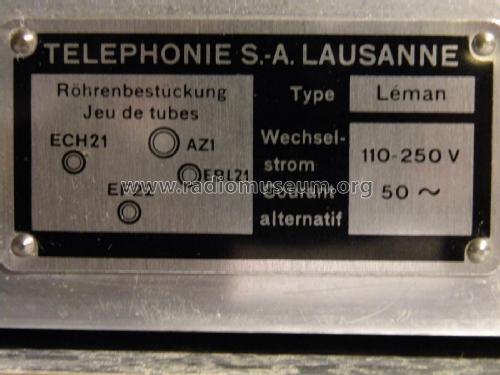 Leman Wechselstrom; Autophon AG inkl. (ID = 2082835) Radio