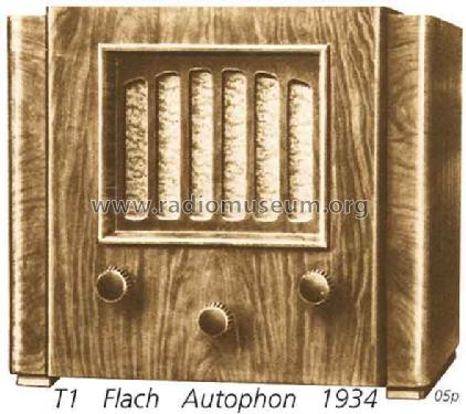 NF-Telefonrundspruch T1-1934; Autophon AG inkl. (ID = 1369) Wired-W