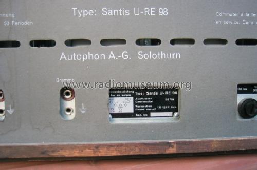 Säntis U-RE98; Autophon AG inkl. (ID = 387700) Radio