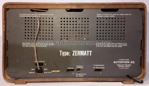 Zermatt ; Autophon AG inkl. (ID = 2232829) Radio